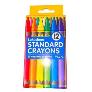 12 crayons